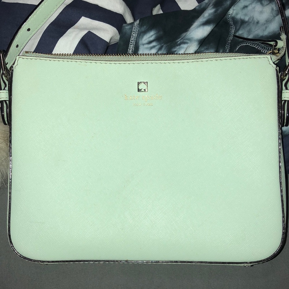 Kate spade mint green purse!